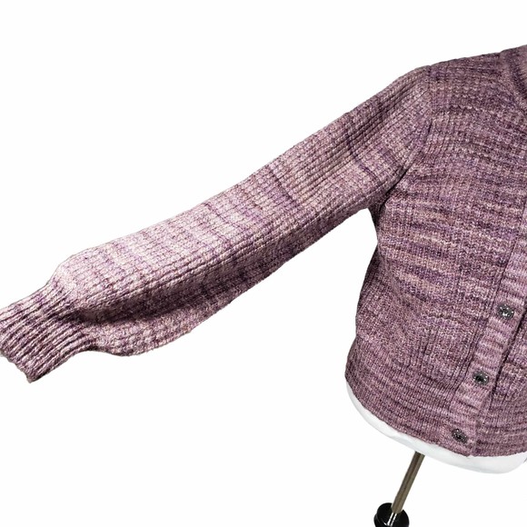 Who What Wear size Small Plum Purple Cardigan Sweater - Picture 3 of 7